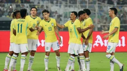 উত্তেজনার প্রথমার্ধ: ভারতের জালে ব্রাজিলের ২ গোল
