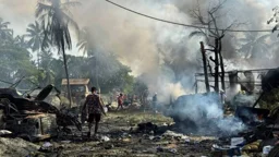 মিয়ানমারে বাজারে হামলা, নিহত ৪৯