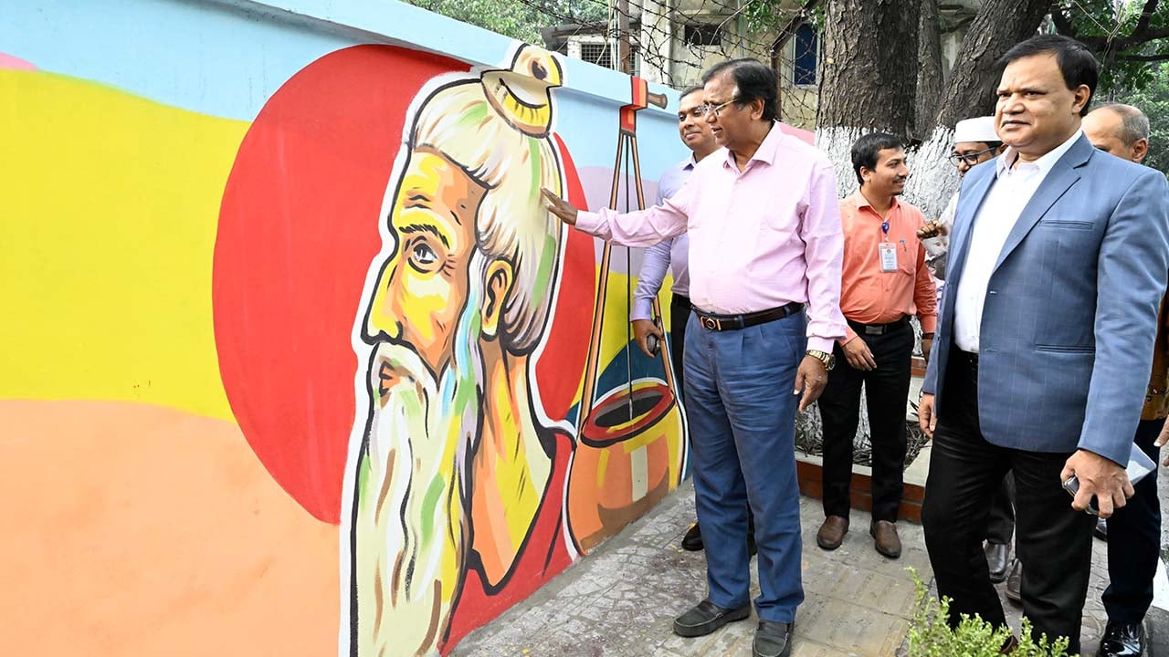 দখলমুক্ত হওয়ার পর নতুন রূপে সেগুনবাগিচার ফুটপাত