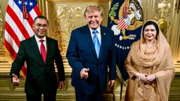 ট্রাম্পের সঙ্গে নৈশভোজের ছবি প্রকাশ করলেন প্রধানমন্ত্রী