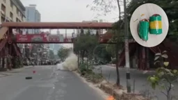 রাজধানীর কলাবাগানে বিচারকের বাসার সামনে ককটেল বিস্ফোরণ, আটক ৪