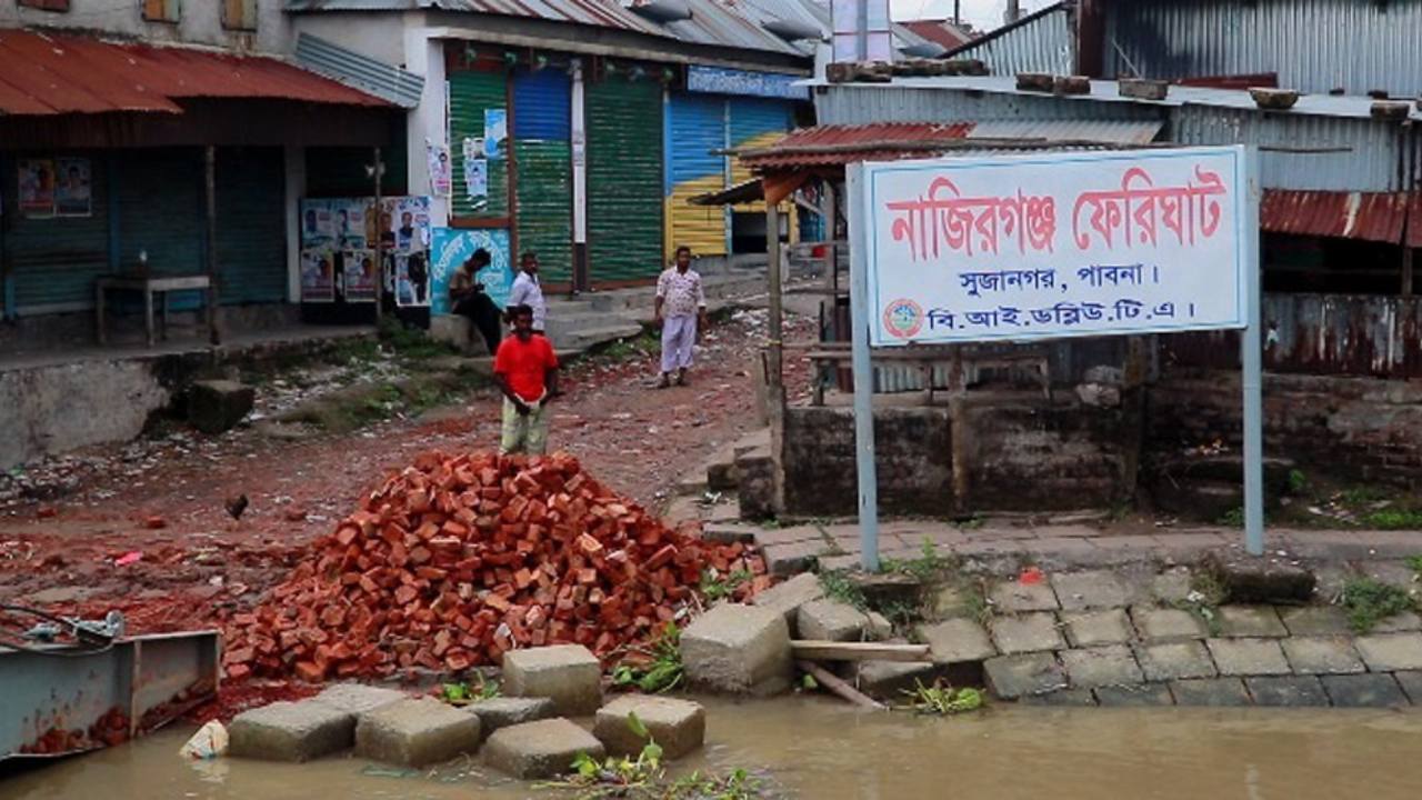 নাজিরগঞ্জ ফেরিঘাট। ছবি: সিজেডএন টোয়েন্টিফোর
