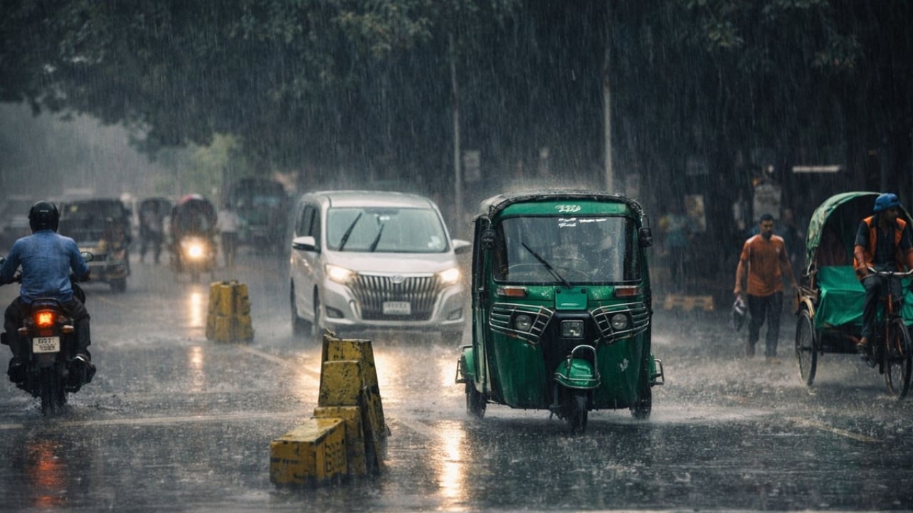 ২৪ ঘণ্টায় রাজধানীতে ৯৭ মিলিমিটার বৃষ্টিপাত