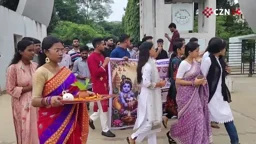 
কুবিতে শ্রীকৃষ্ণের জন্মাষ্টমী উপলক্ষে মঙ্গল শোভাযাত্রা 