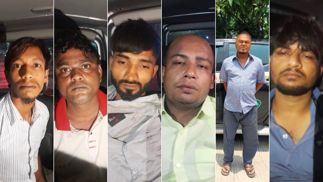 কব্জি কাটা গ্রুপের এক্সেল বাবুসহ গ্রেপ্তার ৬