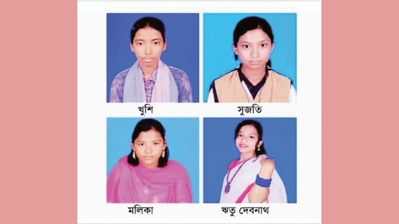ঠাকুরগাঁও থেকে নিখোঁজ ৪ ছাত্রী সিলেটে উদ্ধার