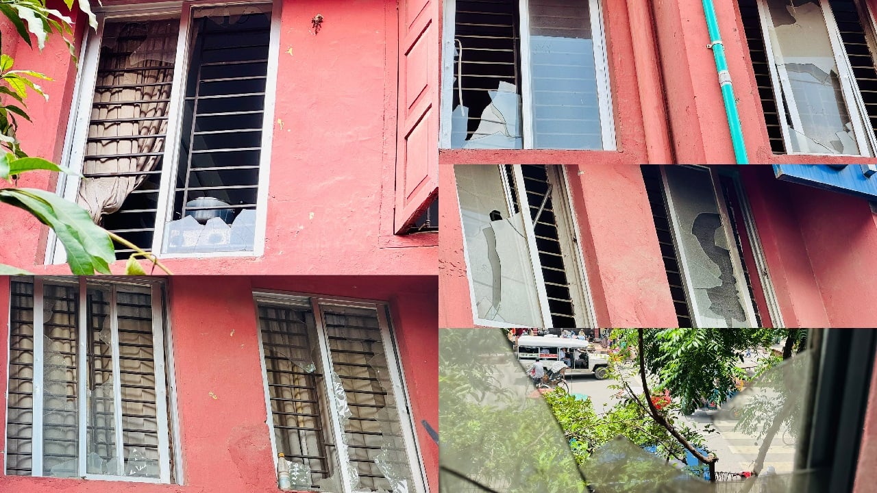 সংঘর্ষের দেড় বছরেও মেরামত হয়নি কবি নজরুল কলেজের ভাঙা জানালা