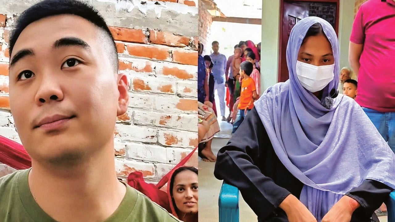 বন্ধুত্বের টানে নাটোরে এলেন চীনা যুবক