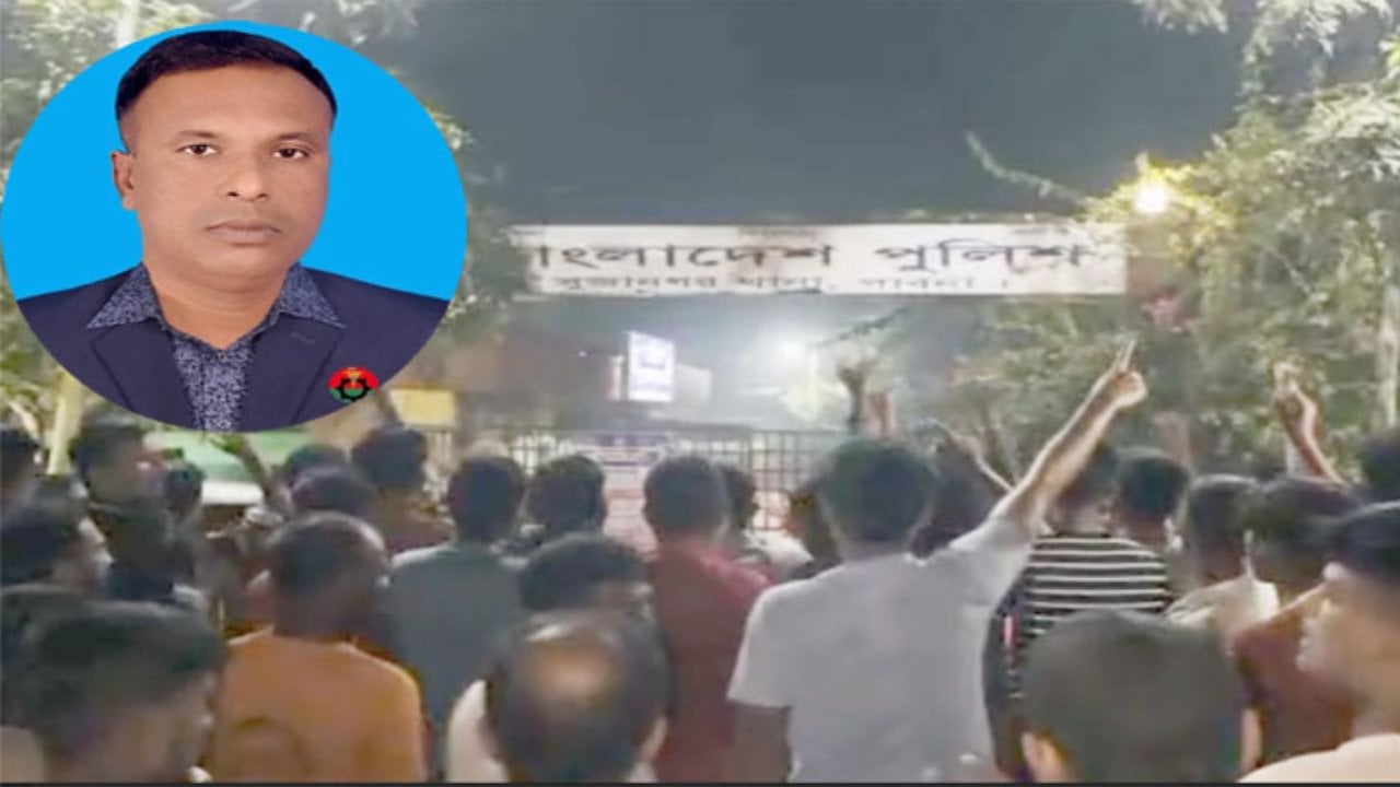 আটক যুবদল নেতাকে ছাড়িয়ে নিতে থানা ঘেরাও নেতাকর্মীদের