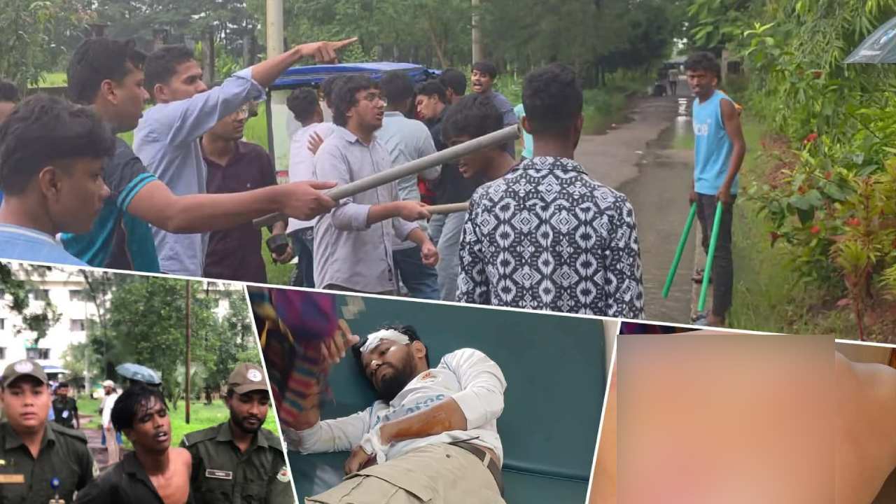 নোবিপ্রবিতে ছাত্রদলের দুই পক্ষের দফায় দফায় সংঘর্ষ, আহত ৫