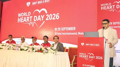 হৃদরোগের সতর্কসংকেত উপেক্ষা করা যাবে না: স্বাস্থ্যমন্ত্রী