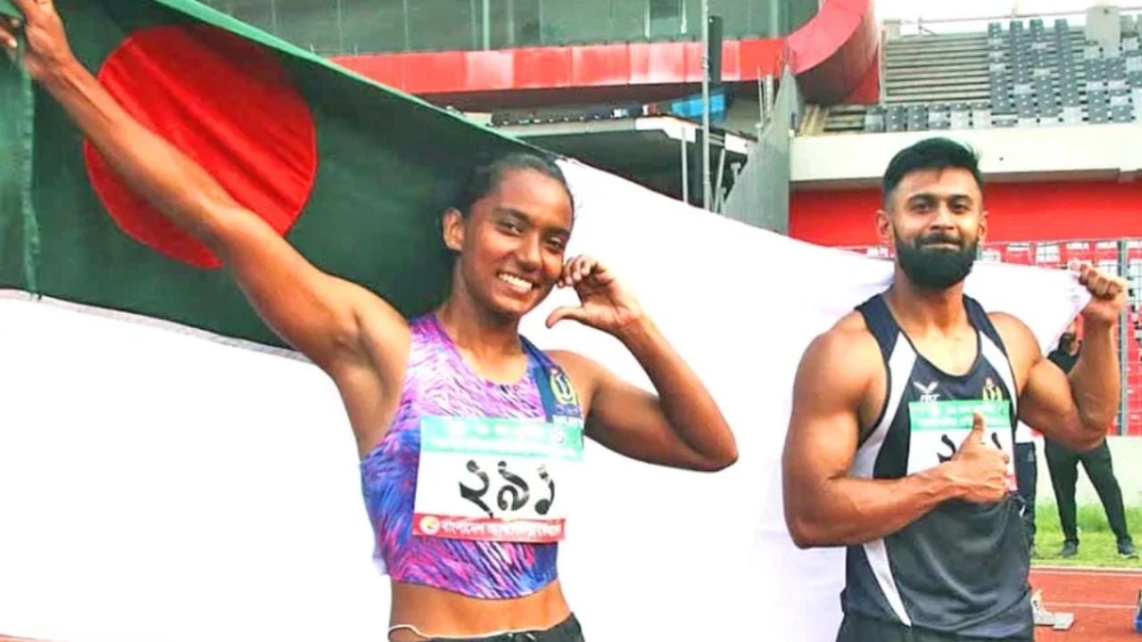 আবারও দ্রুততম মানব ইমরানুর, মানবী শিরিন