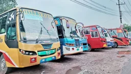 রাজশাহী থেকে দূরপাল্লার বাস চলাচল বন্ধ