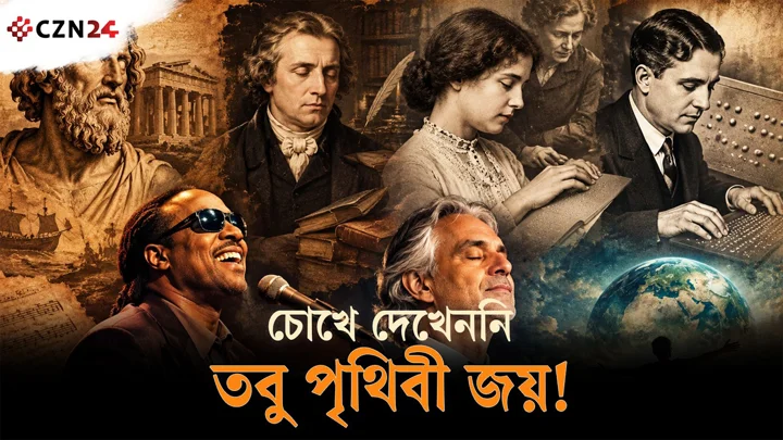
চোখের আলো ছাড়াই যারা হয়ে উঠেছেন কিংবদন্তি