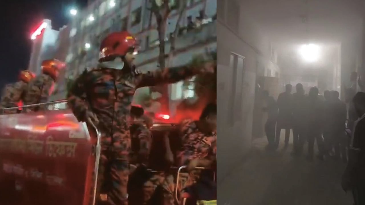 শেবাচিম হাসপাতালের স্টোররুমে আগুন