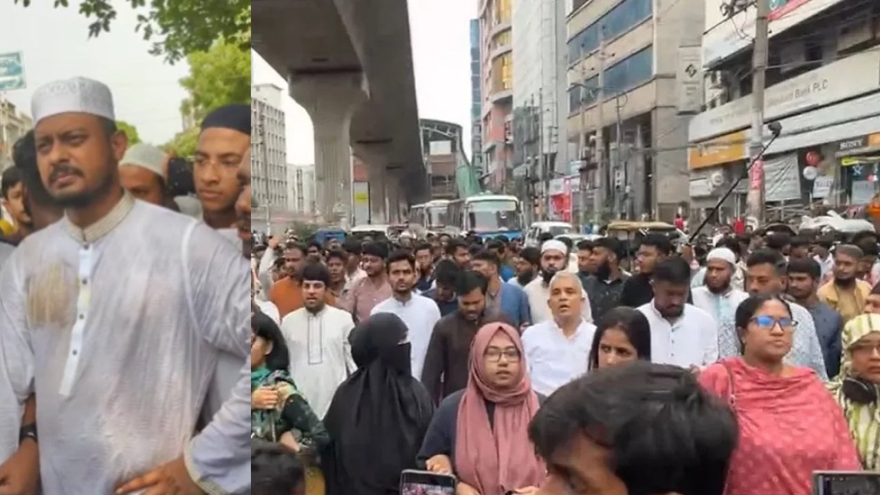 নাসীরুদ্দীন পাটওয়ারীর ওপর হামলার ঘটনায় এনসিপির বিক্ষোভ