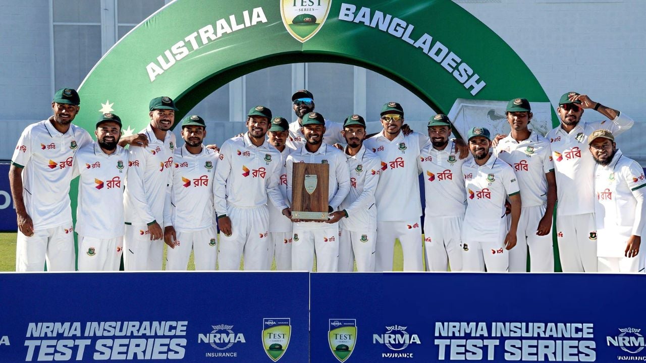 টেস্ট র্যাঙ্কিংয়ে ছয়ে বাংলাদেশ