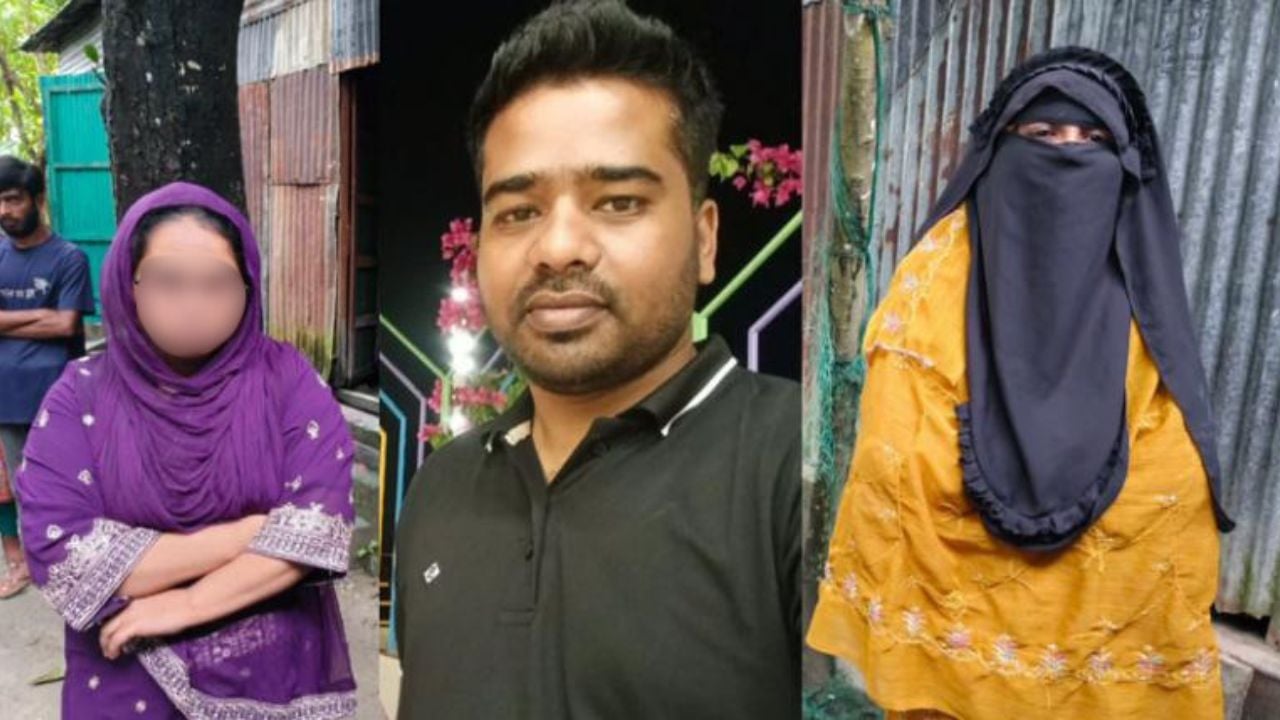 স্ত্রীর দাবিতে প্রবাসীর বাড়িতে অনশনে ২ নারী