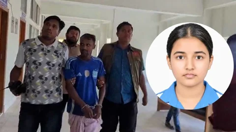 স্কুলছাত্রী তাজমিন হত্যা: জবানবন্দি দিতে আদালতে অটোরিকশাচালক সুমন