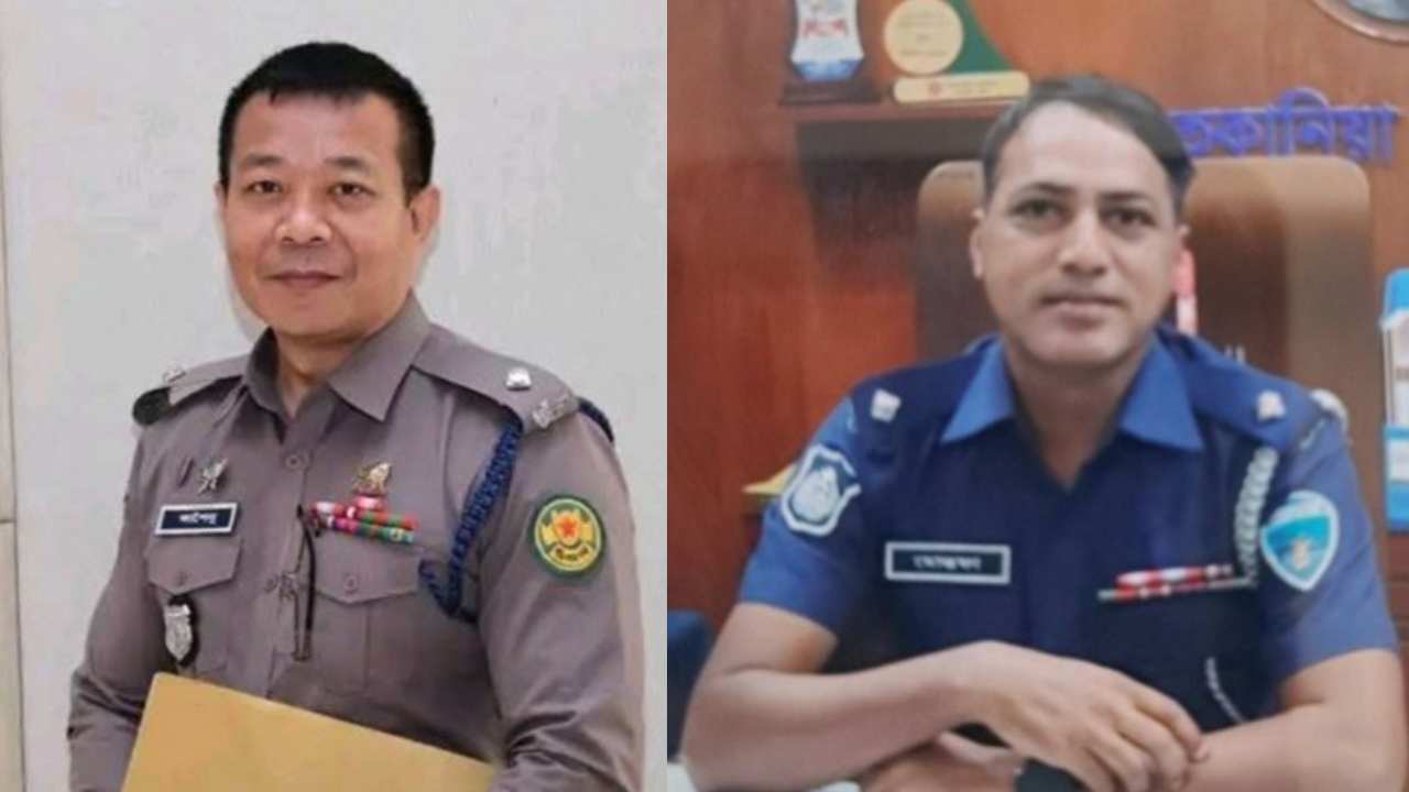 তেজগাঁও ও পল্টন মডেল থানার ওসি প্রত্যাহার