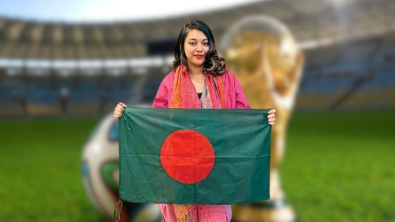 ফুটবল বিশ্বকাপের অংশ হচ্ছেন বাংলাদেশি ফারজিন