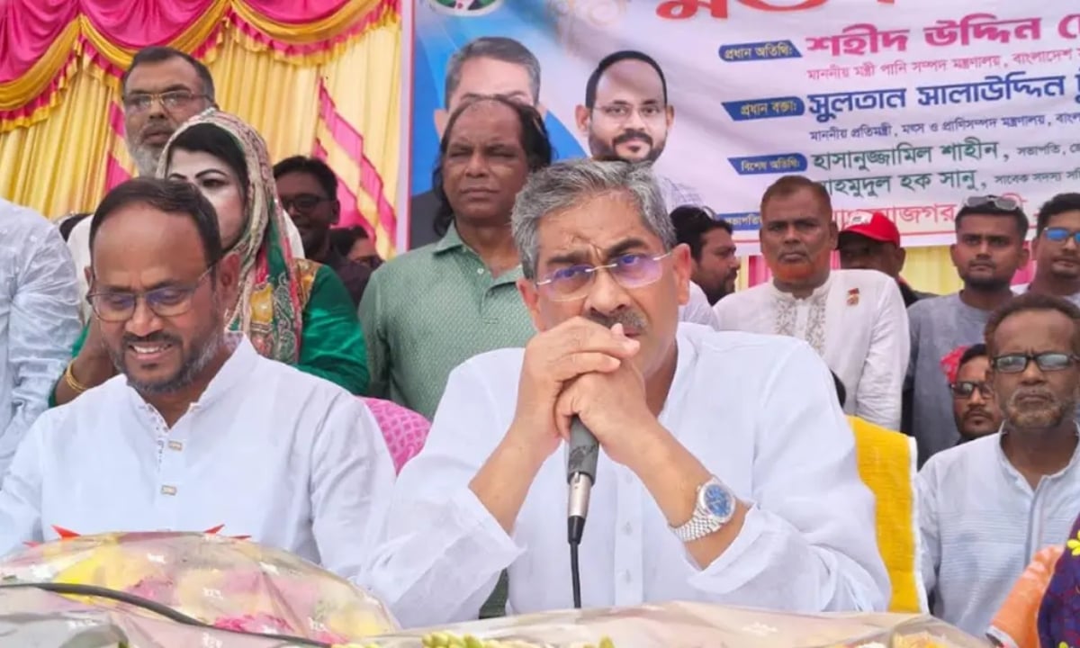 যমুনার ভাঙন ঠেকাতে স্থায়ী বেড়িবাঁধ নির্মাণের ঘোষণা পানিসম্পদ মন্ত্রীর