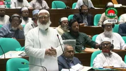 পাপ বাপকেও ছাড়ে না, সংসদে জামায়াত আমির