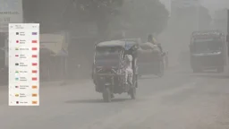 ছুটির দিনেও ‘অস্বাস্থ্যকর’ ঢাকার বাতাস