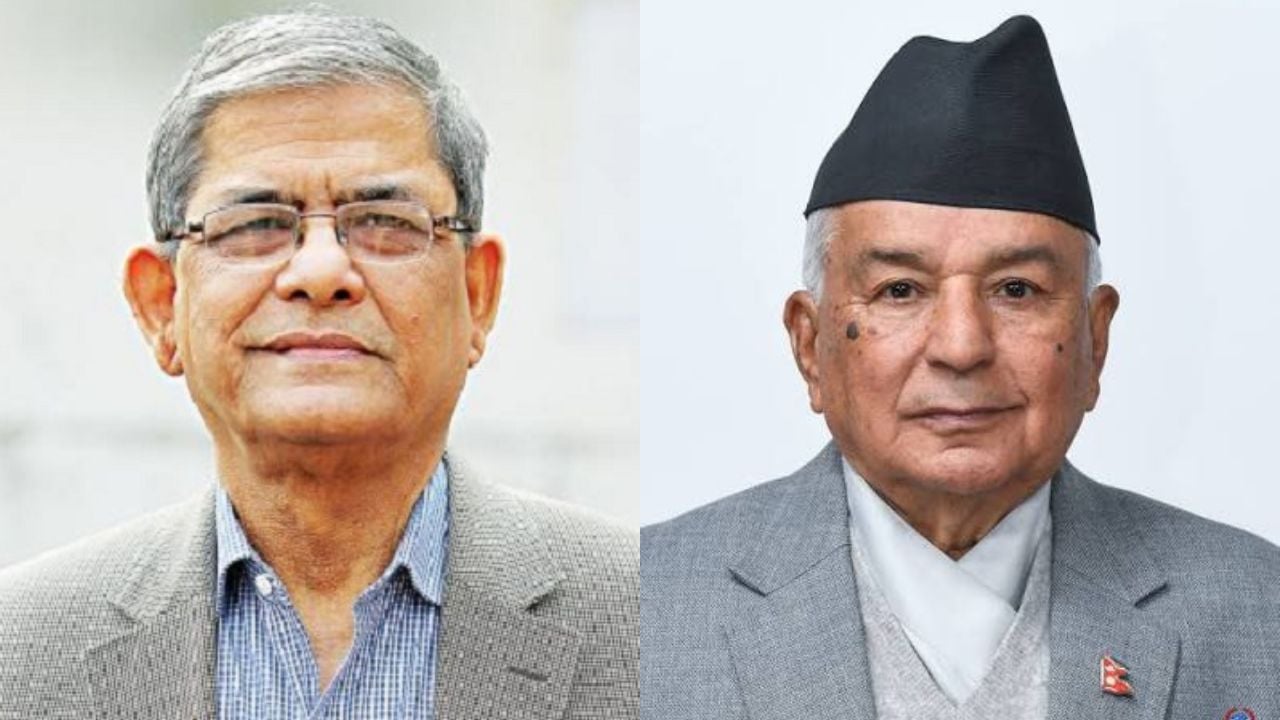 মির্জা ফখরুল ইসলাম আলমগীরকে নেপালের রাষ্ট্রপতির অভিনন্দন