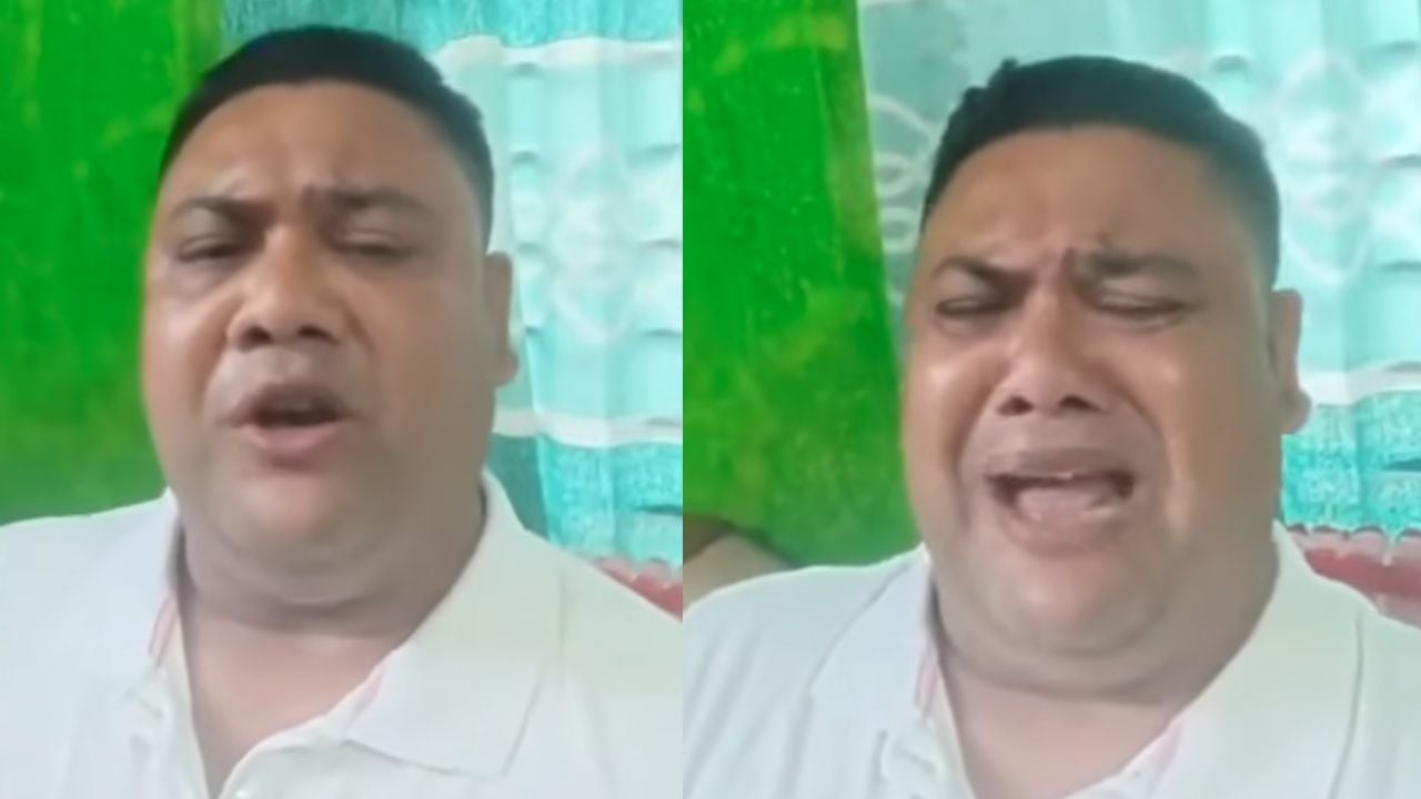 কমিটিতে নাম না থাকায় অঝোরে কাঁদলেন যুবদল নেতা