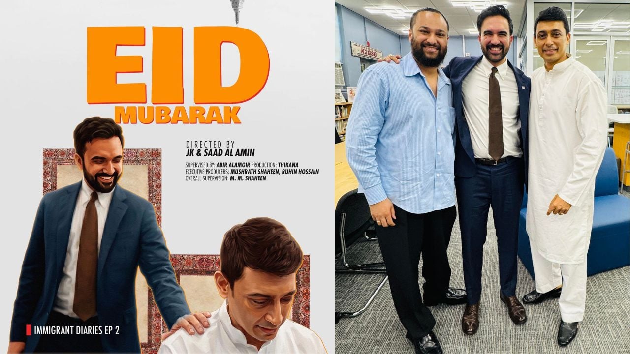জায়েদ খানের সঙ্গে অভিনয়ে নিউইয়র্কের মেয়র মামদানি
