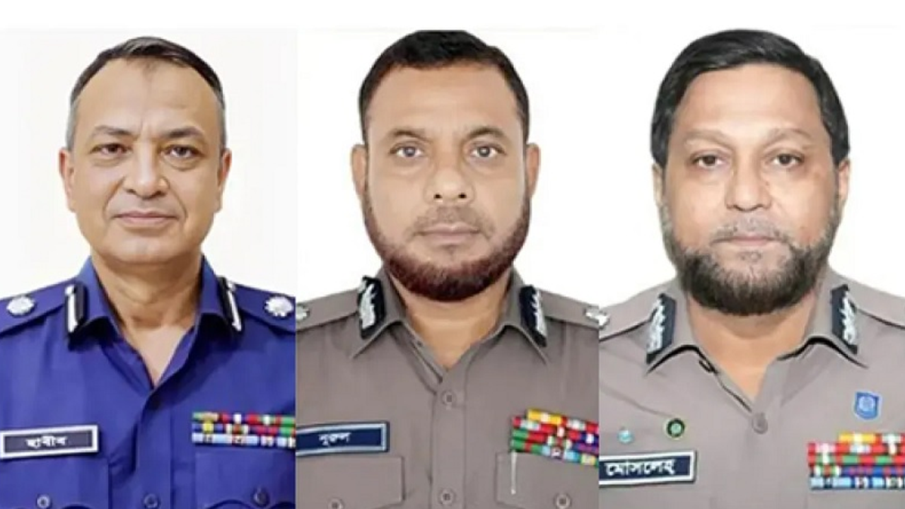র‌্যাবের নতুন ডিজি পলাশ, এসবি-সিআইডিতেও পরিবর্তন