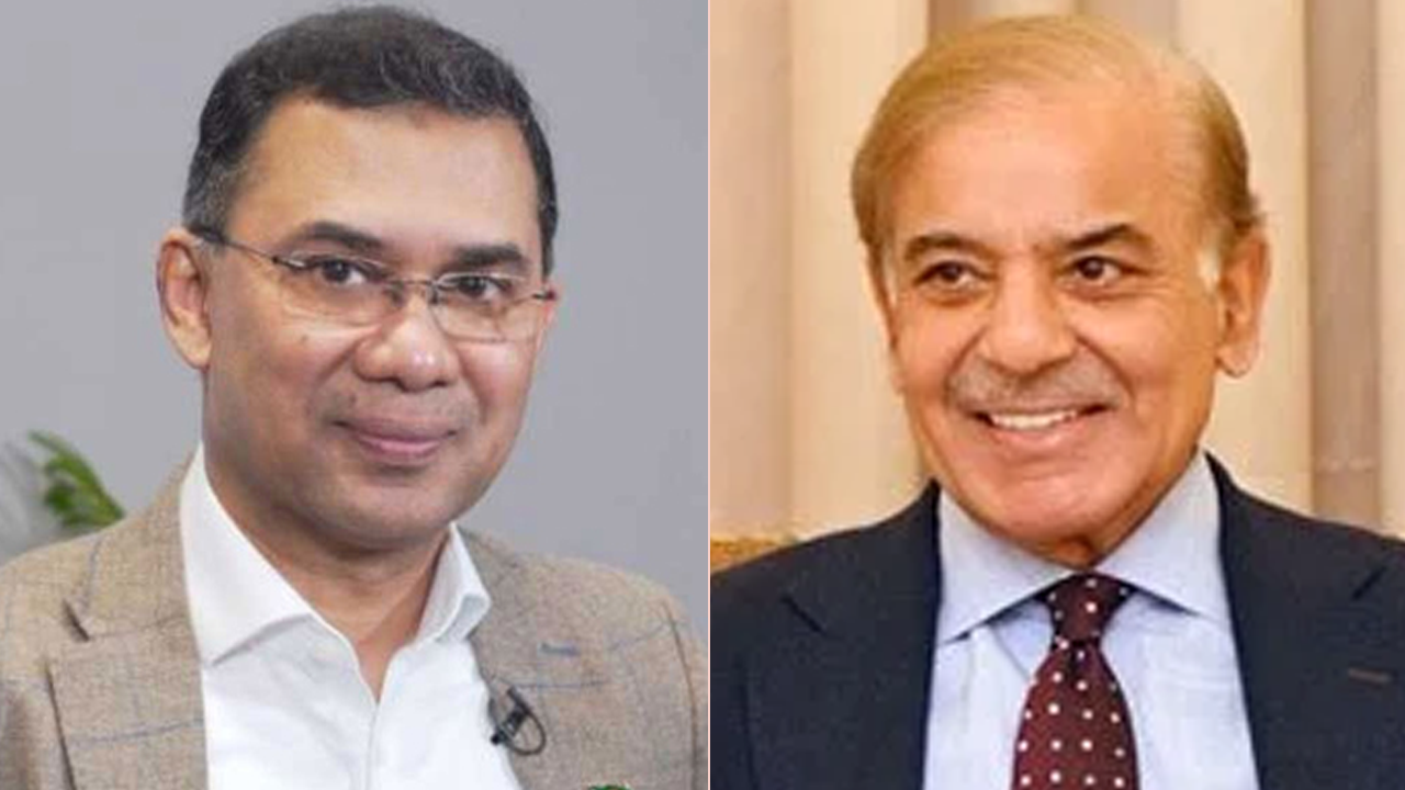 তারেক রহমানকে টেলিফোনে ঈদ শুভেচ্ছা শাহবাজ শরিফের