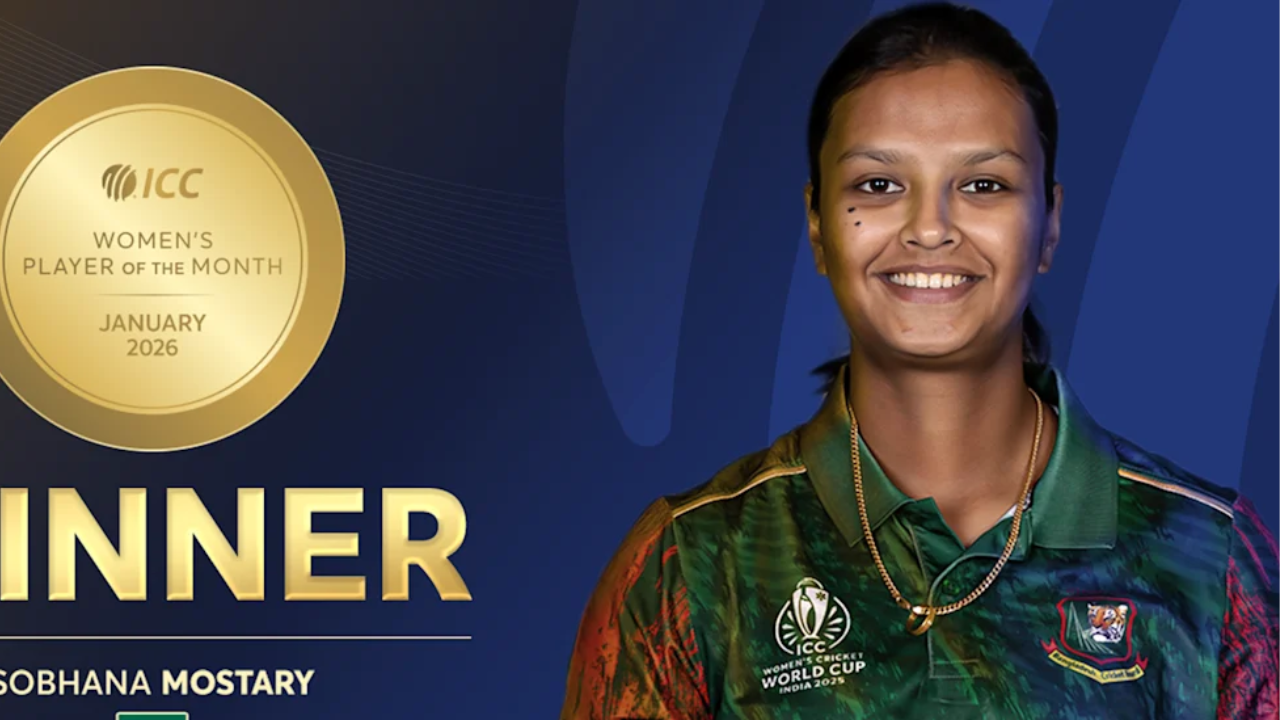 আইসিসির মাসসেরা হলেন বাংলাদেশের সোবহানা মোস্তারি