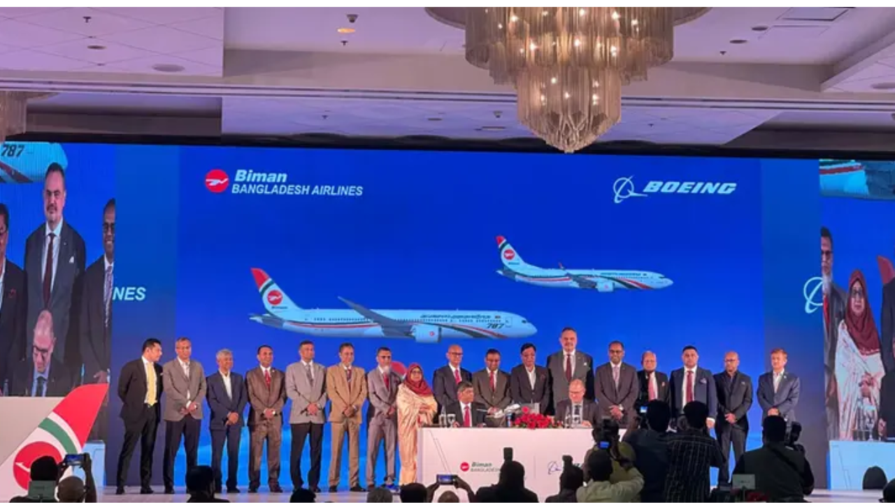 বিমানের সঙ্গে বোয়িংয়ের ১৪টি উড়োজাহাজ কেনার চুক্তি সই