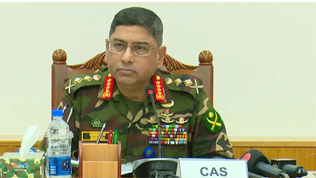 নির্বাচন না হওয়ার কোনো সুযোগ নেই: সেনাপ্রধান