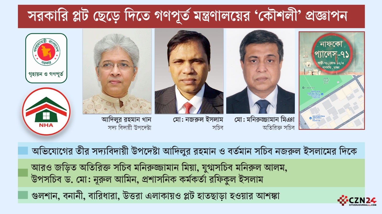 সেই ‘কৌশলী’ গেজেট বাতিল করলো গণপূর্ত মন্ত্রণালয়