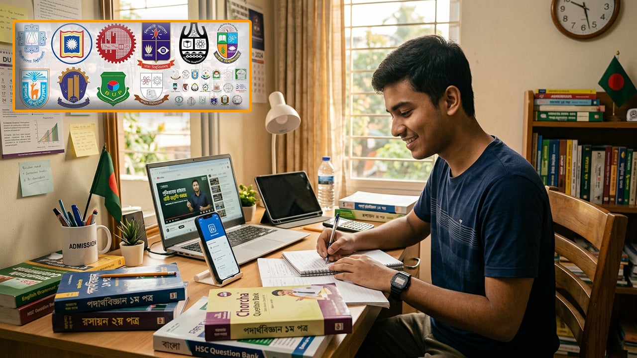 কোচিং ছাড়াই ঘরে বসে যেভাবে বিশ্ববিদ্যালয়ে ভর্তির প্রস্তুতি নেবেন