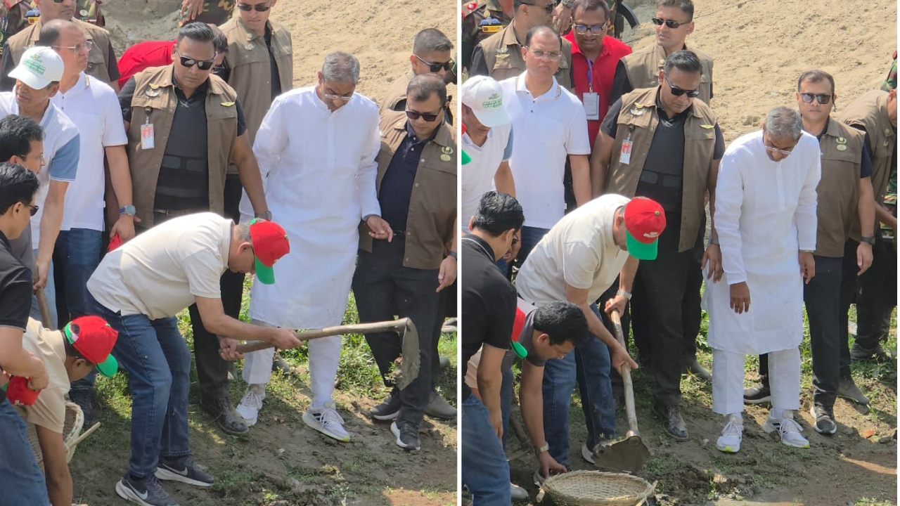 দিনাজপুরে খাল খনন কর্মসূচির উদ্বোধন করলেন প্রধানমন্ত্রী