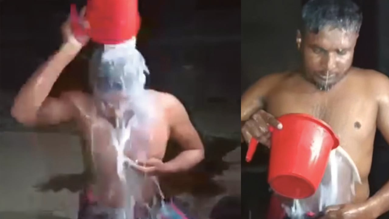 বউ তালাক দিয়ে দুধ দিয়ে গোসল করলেন যুবক