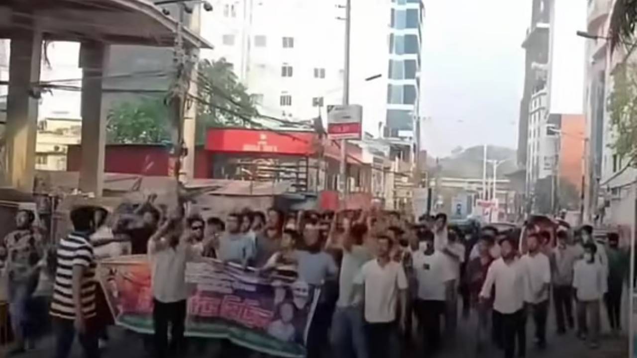 চট্টগ্রামে ছাত্রলীগের মিছিল ১