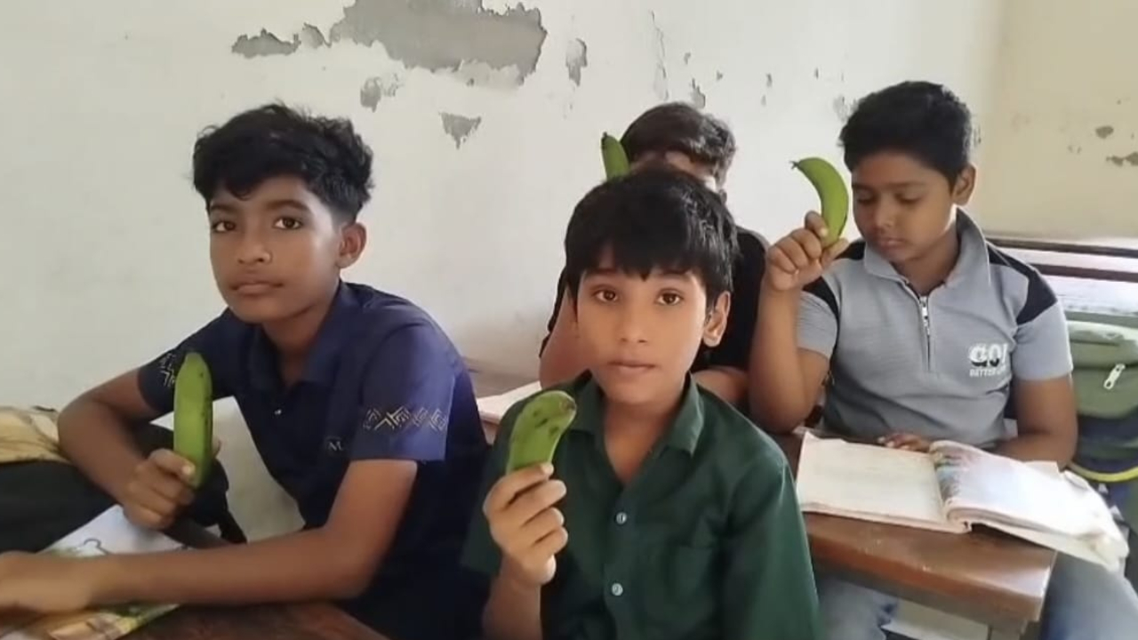স্কুল ফিডিংয়ে কাঁচা কলা বিতরণ, সহকারী শিক্ষক বরখাস্ত
