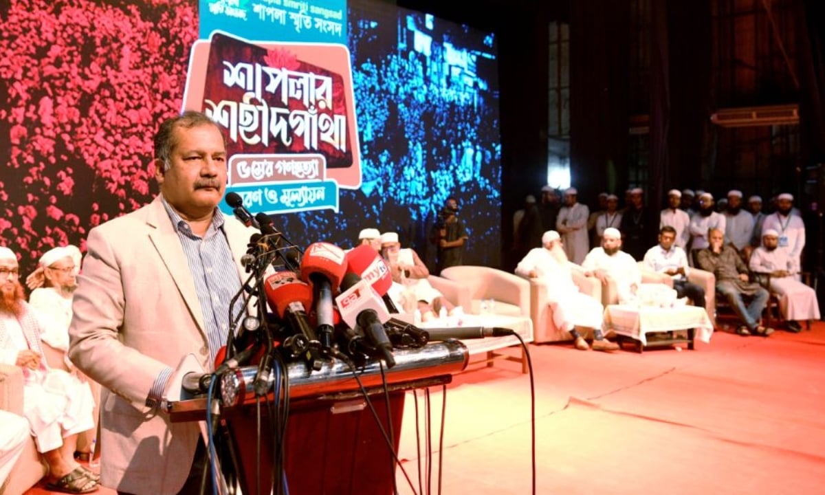 বিএনপিই প্রথম শাপলা চত্বর ট্রাজেডিকে গণহত্যা বলেছিল: তথ্যমন্ত্রী