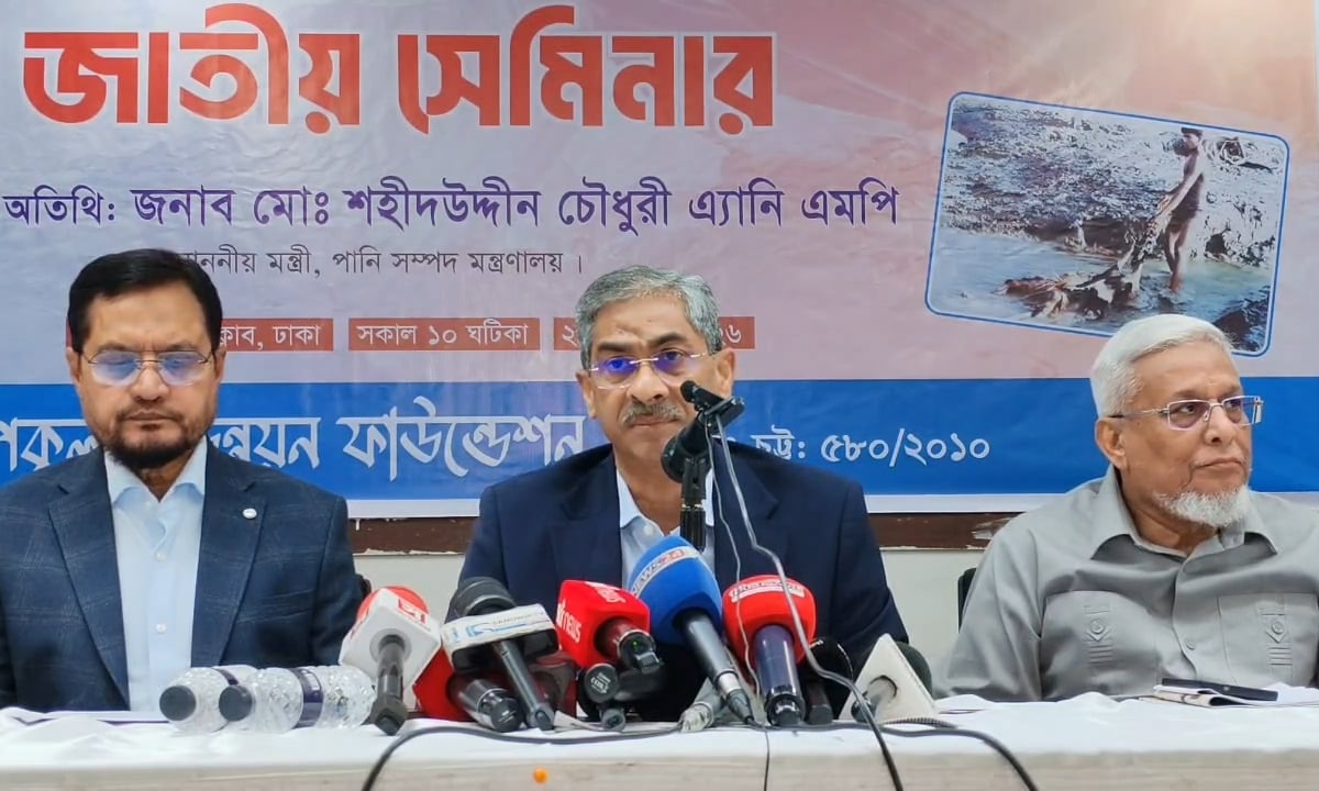 খাল খননে বাড়বে কর্মসংস্থান: পানিসম্পদমন্ত্রী