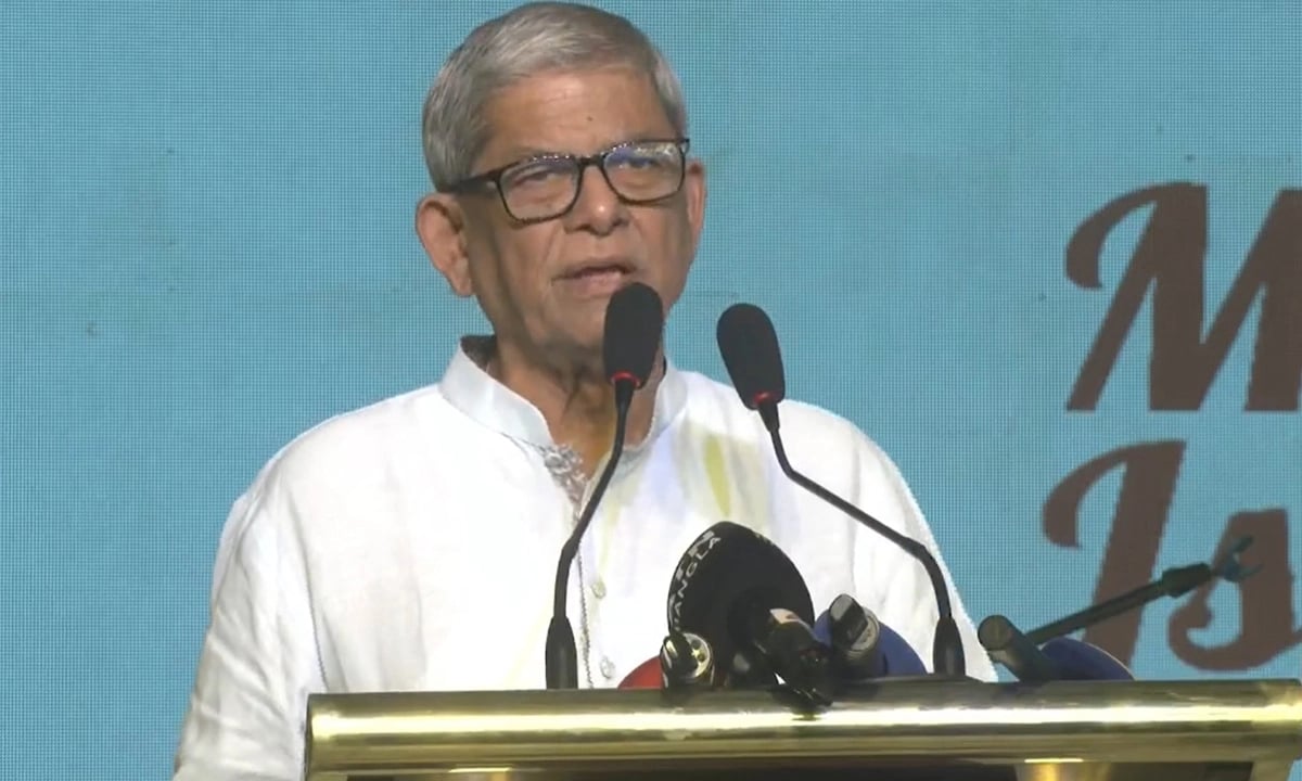 দেশের মানুষ সাম্প্রদায়িক রাজনীতিতে বিশ্বাস করে না: মির্জা ফখরুল