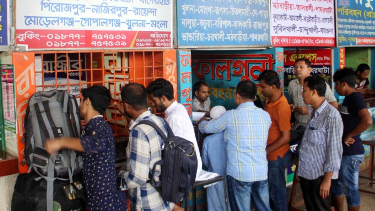 ঈদ উপলক্ষে বাসের অগ্রিম টিকিট বিক্রি শুরু