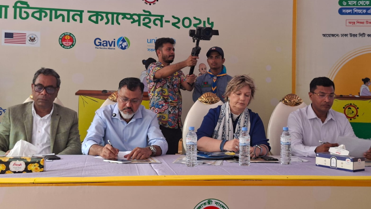 ডিএনসিসিতে হামের টিকাদান কর্মসূচি শুরু