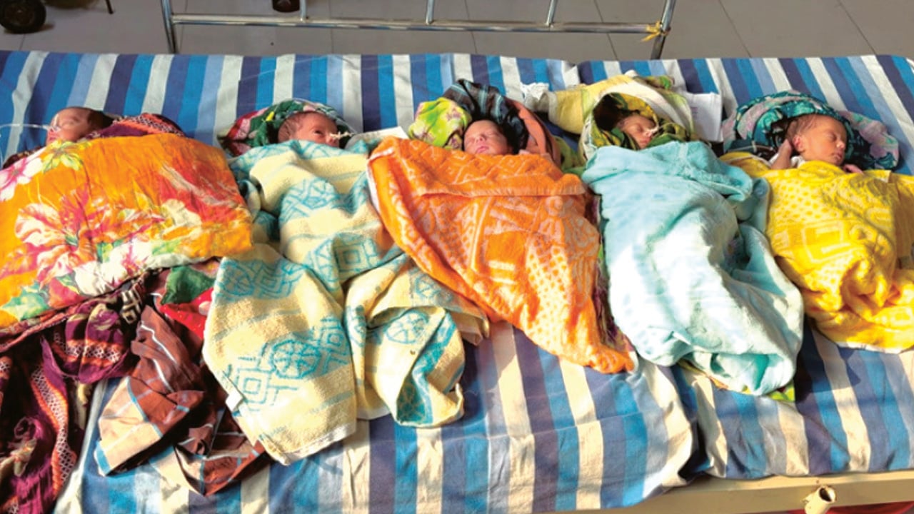 একসঙ্গে পাঁচ সন্তানের জন্ম, সবাই সুস্থ
