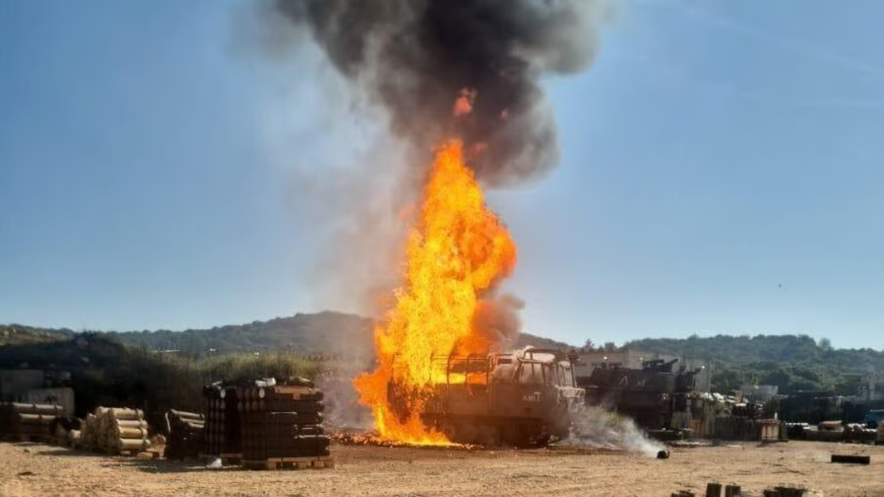 হিজবুল্লাহর ড্রোন হামলায় ইসরায়েলয়ের ১২ সেনা আহত