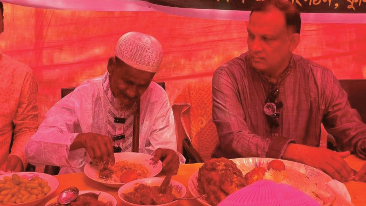 ১৭ বছর পর ভাত খেলেন ইনু মিয়া